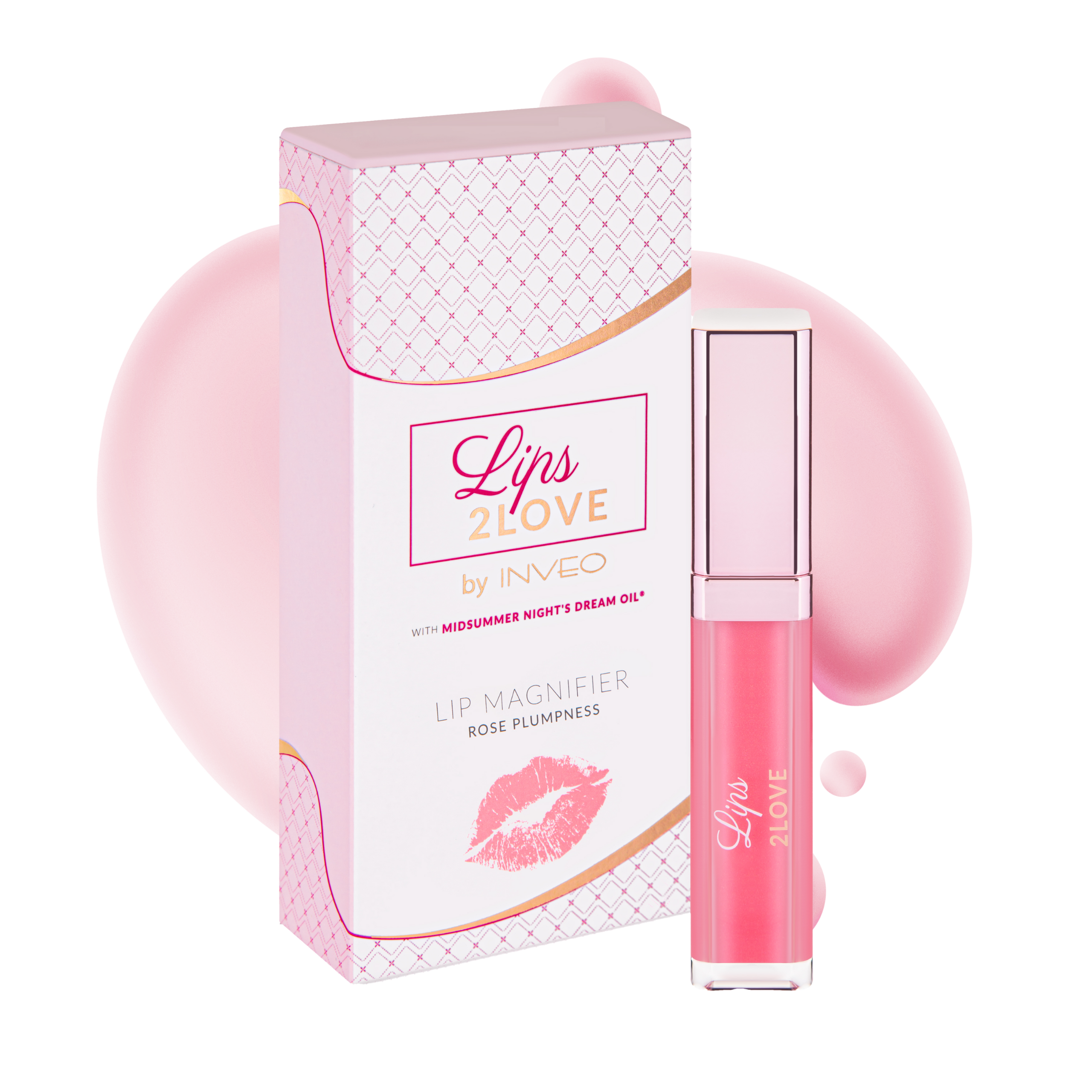 Balsam powiększający usta Lips2love - ROSE