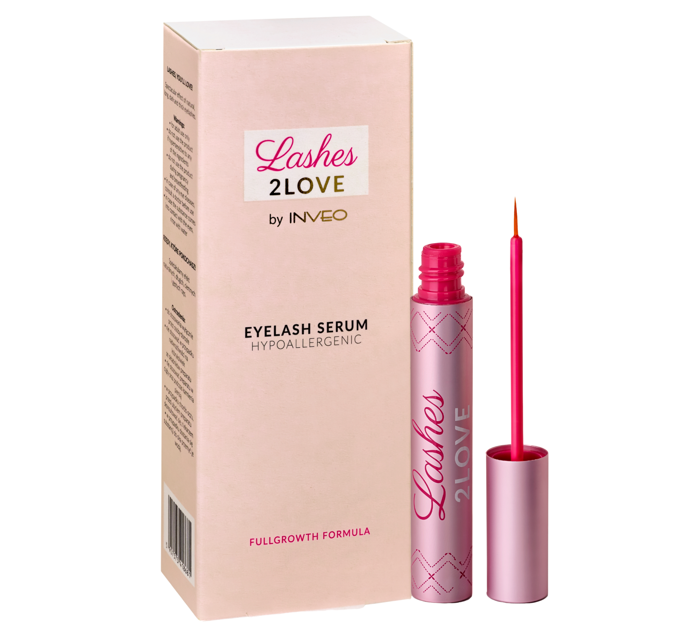 Serum do rzęs, skuteczna odżywka Lashes2love INVEO
